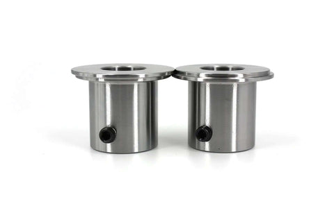 Bead Roller Die Set For Metal Forming Includes 10 Pro Grade Hardened CR12 Dies For 22mm Shaft close-up view of two metal dies