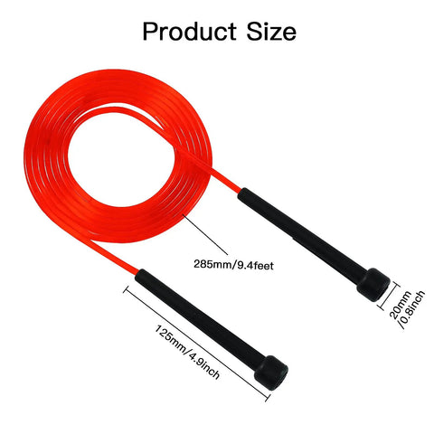 10 Pack PVC Jump Ropes For Cardio Fitness Versatile Adjustable Skipping Rope Set For Women Men Kids Speed Jump Rope For Exercise