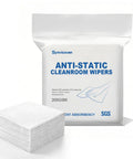 Anti Static Microfiber Wipes 9 By 9 Inches 50 Pcs Lint Free Reusable Cloths For Electronics With Conductive Carbon Yarns