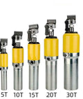 30 Ton Hydraulic Gear Puller Kit With Wheel Bearing Puller Separator, showing different cylinder sizes from 5T to 30T