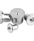 Pro Grade Woodworking Dowel Center Set For Precise Alignment, 6mm 8mm 10mm 13mm Dowel Centers, Solid And Hollow, Steel Chrome Plated