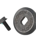 Ultra Durable Miter Saw Blade Clamp Kit With Outer Flange And Bolt Replacement For DW703 DW715 DW718 DWS780 And 1710 3660 3680 Series Precision Fit Easy Install Metal Replacement kit showing flange and bolt.