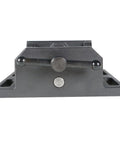 Pro Grade 6 Inch Heavy Duty Low Profile Drill Press Vise with rock solid base, showcasing durable cast iron construction.