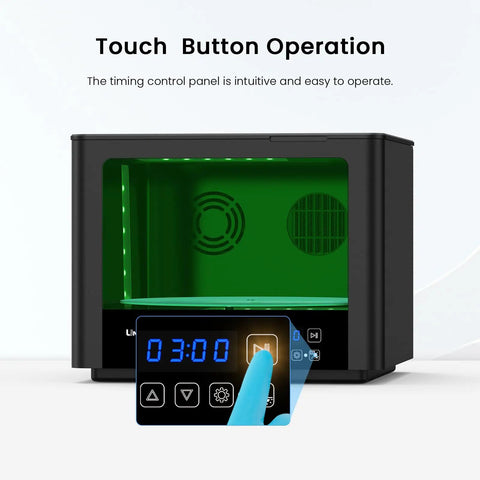 Heavy Duty 10.3 Inch Resin Curing Station With Slick Heated Drying Chamber And Pro Level Digital Timer To Rapidly Strip Away Solvent While Guaranteeing Crack Free Uv Hardening For Your Go To Post Workflow