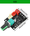 Brushless Motor Speed Controller Module 8 To 24 Volt for DIY Fans and Motors, PWM precision, dimensions 32x41mm.