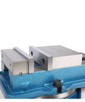 Close-up of 1Pcs High Precision Milling Bench Vise 4 Inch Clamp showing hardened steel jaws and base for secure clamping.