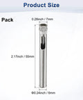 Top Shelf 5 Pack Diamond Hole Saw Bits For Glass And Ceramic Tile 7 Mm Smooth Operation Drill Set measuring 2.17inch.