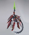 Epyon Master Grade 1/100 Scale Model Kit from Endless Waltz with ultra detailed inner frame and removable armor in action pose.