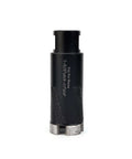 Front view: diamond core drill bit for stone, 1-3/8 in diameter, 5/8-11 thread, black body with diamond segments.