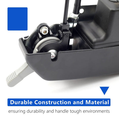 Ignition Switch Control Box Assembly for GX630 GX690 10KW Dual Cylinder Gas Generator, close-up of durable construction with metal parts