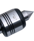 MT4 Precision Medium Duty Live Center, 8.35 In Overall Length, 0.0003 In Accuracy, Multi Bearing System, close-up view