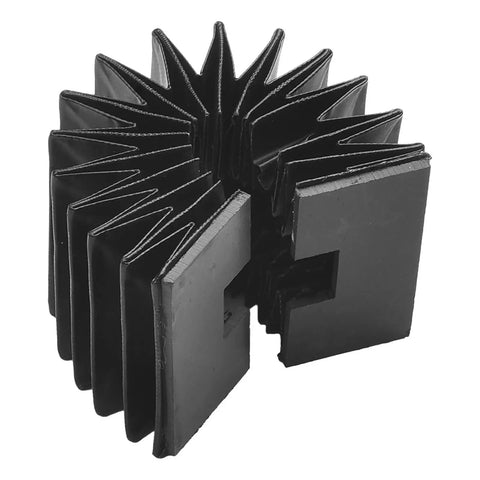 Heavy Duty CNC Machine Dust Cover With Bellows Guard For HGR20 Linear Guides, Oil Dust And Water Resistant Three Proof Fabric