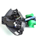 Heavy Duty Forklift Tillers 51525860 for Pallet Jack And Lift Truck Steering Rods with green wheels and electrical components.