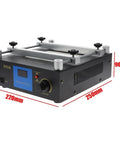 Pro Grade Digital Preheat Soldering Station With Hot Plate And High Power Preheating Hot Air Gun For PCB Desoldering, 853A Preheater