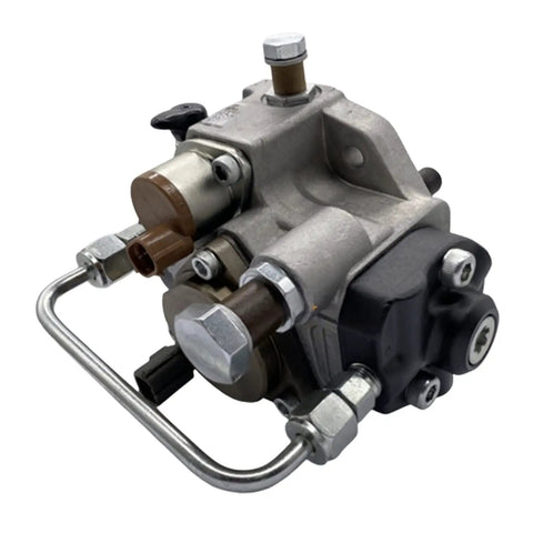 Ready To Roll Common Rail Fuel Pump For Isuzu 4HK1 And Hitachi Excavator Swaps showing metal construction and connection points.