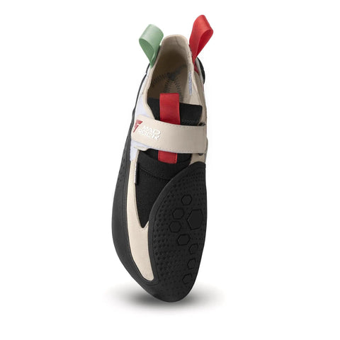 Drone CS LV Climbing Shoe For Bouldering And Steep Terrain, Aggressive Downturned Fit, Xtreme Friction Rubber, Size 7.5, top view