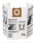 High Efficiency Heavy Duty Dry Pickup Dust Bags For 12 To 16 Gallon Wet Dry Vacuums Two Pack Pro Grade For Drywall Dust Fine Particles