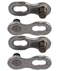 Four EPT MissingLink Joining Links for 10 Speed Chains, 2 Pairs 4 Quick Release Links, Reusable Anti Rust Technology, Salt Spray Tested 650 Hours