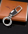 3 Pack Heavy Duty Zinc Alloy Built To Last Key Chains With Carabiner Clips And Dual Key Rings Belt Loop Clip Key Organizer