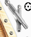 Zohino 8 Piece Torx Security Screwdriver Bits Set T8 T10 T25 Plus Magnetic Drill Bits Tool Kit For Tough Jobs Heavy Duty Steel, T27 bit