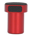 Close view of a single red 4 pack 20mm bench dog with non slip pad aluminum alloy table stop for woodworking benches holes clamping