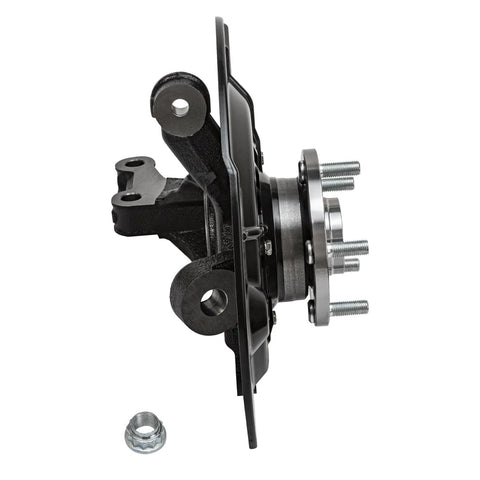 Side view of Front Right Steering Knuckle And Wheel Hub Bearing Assembly For 2012 Through 2017 Toyota Camry 2.5L SE XSE.
