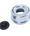 Trailer Wheel Bearing Protector Cap With Beefy Metal Rubber Build 2.72 Inch Hub Dust Cap Heavy Duty Seal For Boat Marine Utility RV