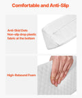 Toddler Bed Bumper 56 Inch Non Slip Bed Rail Guard With High Rebound Foam And Machine Washable Cover close-up view