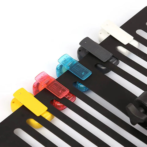 Rechargeable LCD Metronome For Musicians With 10 Beat Sounds Portable Clip On Tempo Meter clips in various colors