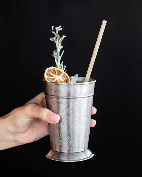 Agave Fiber Straws 2000 Count Individually Wrapped Biodegradable Eight Point Two Inch Straws Plant Based Eco Friendly Recyclable Alternative To Plastic And Paper For Restaurants And Cafes. in cocktail cup