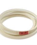 41 Inch Outer Girth Industrial M41 Sewing Machine V Belt With Rubber Triangle Profile, beige, labeled M-41