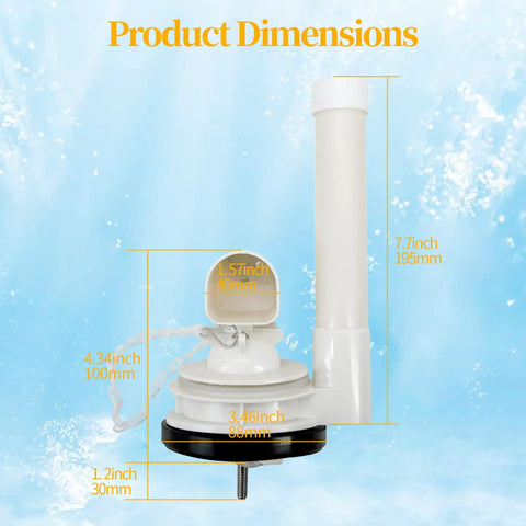 Heavy Duty Two Inch Toilet Flush Valve Replacement For One Piece And Integrated Tanks Ditch The Weak Flush With This Top Shelf Bathroom Plumbing Kit Built To Perform Daily