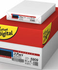 8.5 x 11 Carbonless Paper 3 Part Forms Straight Forward 1670 Sets 5000 Sheets for Copiers and Printers box