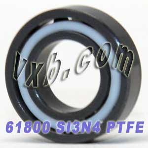 61800 Full Ceramic Bearing 10x19x5 Metric Si3N4/PTFE - VXB Ball Bearings
