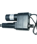 Top Shelf 12V Electric Linear Actuator Pulling 500 Lbs With Ease And Rolling A Clean Four Inch Stroke Direct Replacement For JD Dump Systems Built Serious For The Daily Haul, side view on white background.