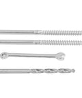 Stainless Steel Cable Railing Kit With Swage Lag Screws, Wrench And Drill Bit - No-Fuss 60-Piece Complete Hardware Set components
