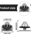 20 Piece Rocker Moulding Clip And Fender Exterior Trim Clips Replacement Set For Jeep Grand Cherokee size details