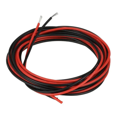 Legit Premium 18 AWG Silicone Wire Red And Black 5 Ft Stranded Tinned Copper Electrical Cable hella flexible, coiled wires.
