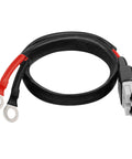 Top Shelf 8Awg Battery Quick Connect Cable 2 Feet Long with Anderson plug and O-ring terminals for Solar RV.