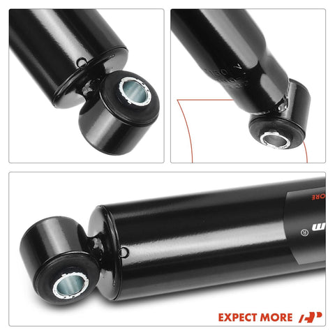 Close-up of Front And Rear Shock Absorbers And Struts For Chevrolet Silverado 1500 Classic 1999 To 2007 4WD Pickup Not For Electronic Suspension