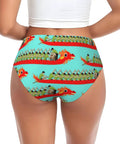 Seamless Stretch Womens Briefs Underwear Breathable Soft Fabric No Ride Up Comfort All Day XX Large Dragon Boat Inspired Style