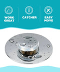 Bathroom Sink Stopper For 1.1 To 1.5 Inch Drains, Bullet Core Push Type Pop Up Basin Drain Filter With Hair Catcher, No Overflow