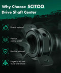 Heavy-Duty OEM-Grade Drive Shaft Center Support Bearing for Ford, close-up view highlighting features and construction.