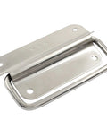 2 Pack 4 Inch Stainless Steel Foldable Ring Pull Handles With Screws For Toolbox Door Chest Rust Resistant 304 Stainless Steel Hardware