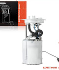 Electric Fuel Pump Module Assembly For Audi Q3 And Volkswagen Tiguan 2.0L Engine, detailed view with connectors and packaging.