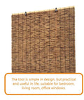 Top Tier Roller Shade Lift Cords and Bamboo Shade Strings for Smooth Pull Replacement Kit showcasing bamboo material ideal for interior window shades.
