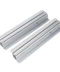 Beefy Heavy Duty Drawer Slides 120kg Capacity in Cold Rolled Steel for Staircase Cabinets 1000mm Length Pair of Rails, angled view