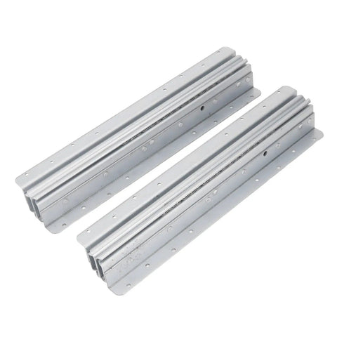 Beefy Heavy Duty Drawer Slides 120kg Capacity in Cold Rolled Steel for Staircase Cabinets 1000mm Length Pair of Rails, angled view