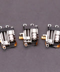 Badass Compact Linear Actuator Packing Smooth Planetary Gearbox And Solid Metal Mini Stepper Motor 2 Phase 4 Wire Dead Silent Performance Slick 10 Mm Throw For Garage Projects And Mods in three units on black background.