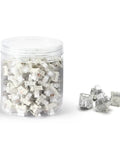 Creamy White Linear Keyboard Switches 42gf 3 Pin Pre Lubed With POM Stem For MX Mechanical Keyboard Compatible Switch Set Pack Of 100 in jar